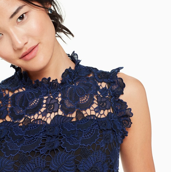 Kate Spade Bi Color Lace Dress - joarbit.com